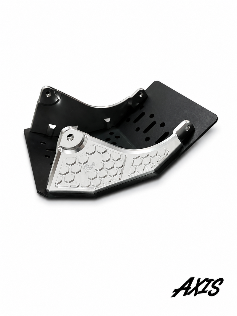 Surron LBX/79 Bike Skid Plate (Silver/Black)